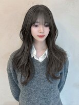 セブンルックス(7LOOKS)&nbsp;【髪質改善】シルバーアッシュカラー×ロングレイヤーヘア