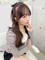 フォンズ(FONS)&nbsp;前髪カット　顔まわりカット　ショコラグレージュ
