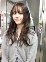 ノラ シブヤ(NORA)&nbsp;★茶髪レイヤーウルフカットシャギーレイヤーブラウンカラー