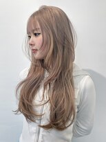 ブロック ジャポン(bloc japon) ミルクティーベージュ ホワイトベージュ 顔周りカット/長峯千紘