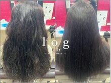 ログ(log)の雰囲気(選べる髪質改善トリートメントがおすすめです!Before→After。)