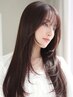 【人気NO.3♪顔周りが自然なストレート】 カット＋美髪矯正＋トリートメント