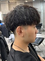 エルマーク メンズパーマ 心斎橋(L-MARK)&nbsp;スペインカール/フェード/men's/ツイストパーマ/メンズ