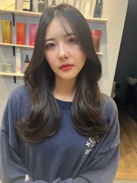 ベルベットヘア 千早店(Velvet hair) 色っぽレイヤー×ダークアッシュカラー【みつ】