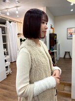 ムク(Muku) 暖色ボブヘアー