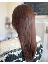 リエットヘア(Lie et.hair)&nbsp;上品なツヤ感が魅力♪透明感ブラウンで美髪カラー