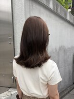 エムタニグチミュー(MTANIGUCHI Mieux)&nbsp;ミディアムレイヤー/アッシュベージュ/アッシュブラウン