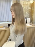 ホワイトベージュ/ハイトーンカラー