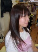 うるおう保湿縮毛矯正+ケラチンカラー
