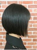 【SUGAR-B】艶髪バッチリ黒髪前下がりボブ