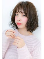 カバーヘアアンドスパ ブリス 浦和(COVER HAIR&SPA bliss)&nbsp;暖色系カラーxくせ毛風無造作カールの重軽ふわミディY浦和