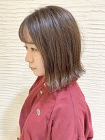 モリオ フロム ロンドン サッポロファクトリー店(morio FROM LONDON)&nbsp;【morio】札幌ボブ　大人かわいい前下がり外ハネボブ