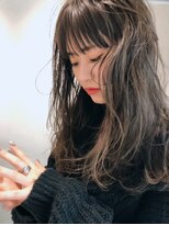 ノク(nok)&nbsp;グレージュ_フェザーバングラベージュダークアッシュ