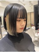 インナーカラーボブ