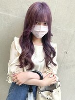 ディア(.eer)&nbsp;【ダブルカラー】ラベンダーパープル/韓国風/艶巻き/艶ウェーブ