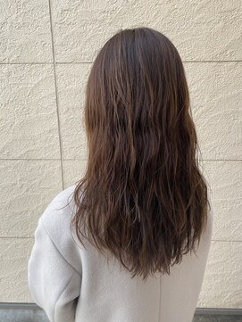 アンカーウェリナ(ANCHOR welina) セミロングレイヤー デジパ/ウェーブ/ブラウン/好感度