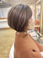 カノープス ヘアアンドメイクアップ(Canopus hair&make up) ３６０°キレイなショートボブ×ミルクティーアッシュ[ショート]