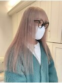 2366外国人風カラーホワイトベージュハイトーンカラーこなれヘア