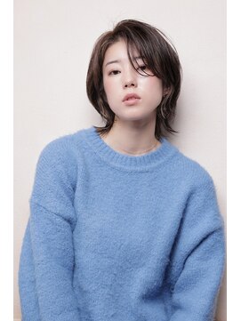 ラボヌール ヘアー エクラ(La Bonheur hair eclat) ウルフショート／ハイライトカラー   【今井】