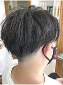 MEN'S HAIR  センターパート ツイストスパイラル コンマヘア