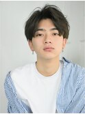 メンズ/センターパート/韓国風/マッシュ/ニュアンスパーマ