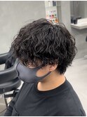 王道波巻きパーマ40%