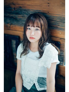 ソアンバイポッシュ(SOIN by posh) 【soin 両国】セミロング×ナチュラル波パーマ