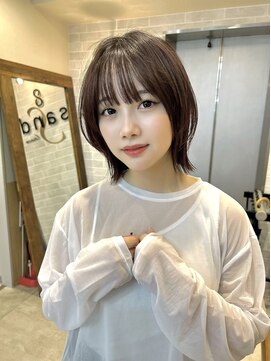サンドエス 銀座(sand S) レイヤーボブ大人可愛い20代30代40代似合わせカット