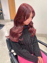 ゴウトゥデイ 渋谷MODI店(GO TODAY)&nbsp;チェリーピンク ブリーチなしダブルカラー <渋谷/渋谷駅>