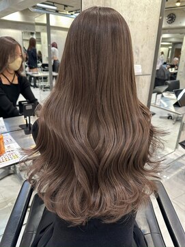 サイン 渋谷(SIGN) 艶髪レイヤーカット韓国ヘアーグレージュ髪質改善トリートメント