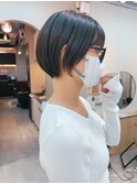 地毛風カラー/ナチュラルレイヤーカット/ショートボブ[船橋]