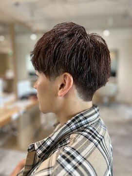 ソイクフ 四条大宮店(SOY-KUFU) 【soy-kufu】MEN'S HAIRアッシュブラックオレンジカラー