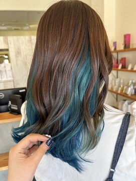 ラット(RUT) ◎ターコイズブルーインナーカラー