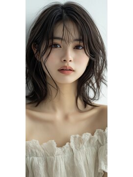 コネクト(Connect) 癖っ毛さんのミディアムスタイル