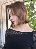 大人可愛い30代40代50代ボブ/ショートカット/レイヤーカット天神