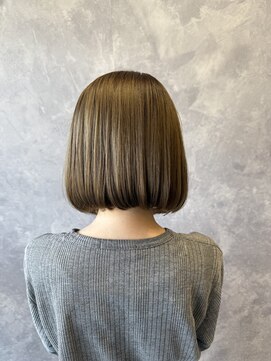 ザ ラブズ ラフズ ヘアー 本店(the loves laughs hair) 結べるボブ/ロブ/ニュアンスカラー/くすみベージュ