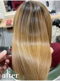 ［髪質整形］美髪ストレート＋髪質改善トリートメント