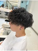 カット刈り上げスパイラルパーマ＠20代30代40代50代