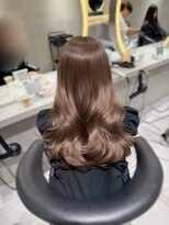 ロンドウル 熊本(Lond ulu) ウェーブミディアムメルティカラー×ブリーチなし韓国【熊本】