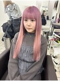 【レミー100%/54cm】シールエクステ60枚+カラー+ブリーチ