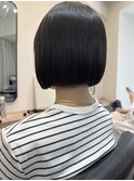 恵比寿 大人ボブ ショートボブ ミニボブ 黒髪