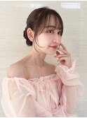 お呼ばれ夏のヘアアレンジ