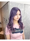 #プルエクステ#エクステ#カラー#ブリーチ#ダブルカラー