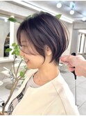 透明感×上品ショートで大人の垢抜けスタイル