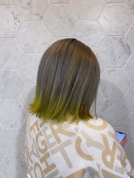 ジプソ(Gypso Hair salon) (そうや) グレー×イエロー