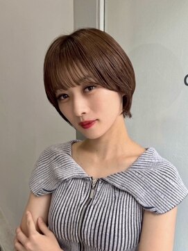 クロト(Clotho) ショートカット/髪質改善縮毛矯正白髪ぼかしレイヤーカラーボブ