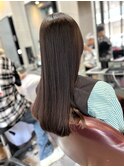 感動のツヤ　極上髪質改善ストレート×美髪ロング