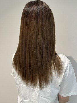 ルッソカナン(Lusso canaan) ナチュラルブラウン艶髪ロングストレート