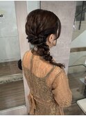 編みおろしアレンジ