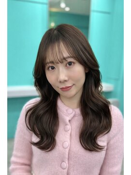 ビービー(BeB) 【新垣】シースルーバング×髪質改善ワンホンヘア